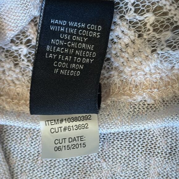 NWT Torrid Mixed Stitch Blush Pink Raglan Sweater Top Size 1/14-16 - Picture 7 of 7